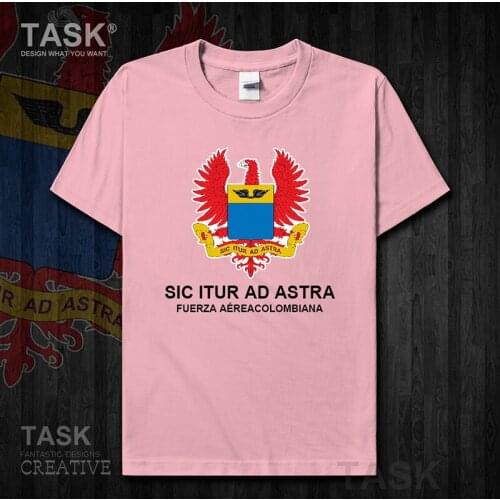 Air Force Colombia Colombian COL CO casual jerseys sports cotton mens t shirt new Tops Short sleeve Army Tactical Military 01