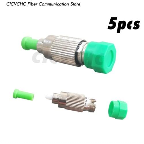 5pcs FC/APC-FC/APC Male to Female Attenuators (0, 1 to 25dB)/Fixed/Plug-in type /Fiber Optical