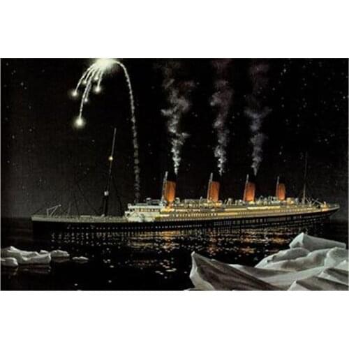 5D DIY diamond painting Titanic Full square Diamond mosaic diamond embroidery Wall Art Pictures Home Living decor