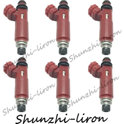 6pcs Fuel Injector Nozzle OE 195500-3970 For Mitsubish Montero 3.5L V6 2001-2002 MD357267 FJ943 4G1725 Gasoline New Brand