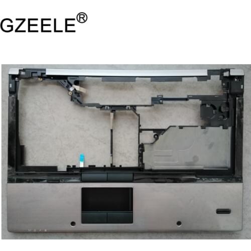 GZEELE New Laptop LCD TOP CASE For HP EliteBook 8440P Palmrest Keyboard Bezel Cover Upper Case Assembly SILVER