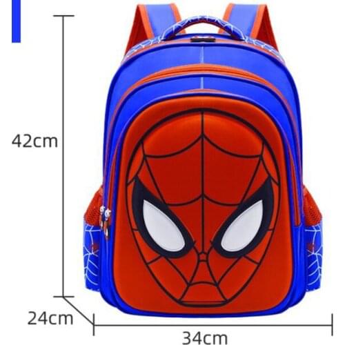 Cartoon Spider-man Backpack Kids Travel Bag Child Boys Girls School Bag 3-6 Years Kindergarten School Backpack Double Mochilas