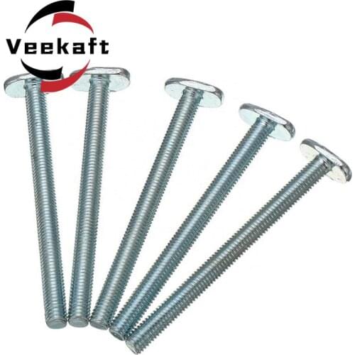 M8-100 T-track bolts for woodworking DIY M8X100mm Drop-in Stud T-Nut Sliding Bolt for 30 Series Miter Track T track bolts 8mm