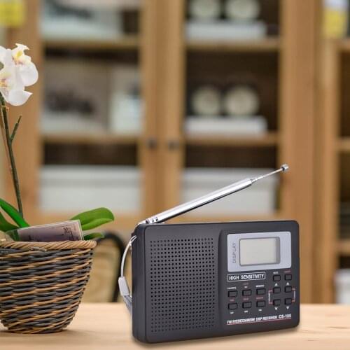 Radio FM Stereo Digital Portable Radio 64-108MHz Full Band Radio Portable FM Stereo LW/MW/SW SSB DSP Receiver Shortwave Radio