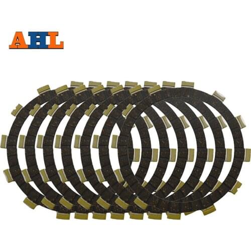 AHL 7Pcs Motorcycle Clutch Friction Plates For SUZUKI GSF400 Bandit GK75B TS200 GSX250 GS25X RM125 LT-F250 LT-F300 RM125