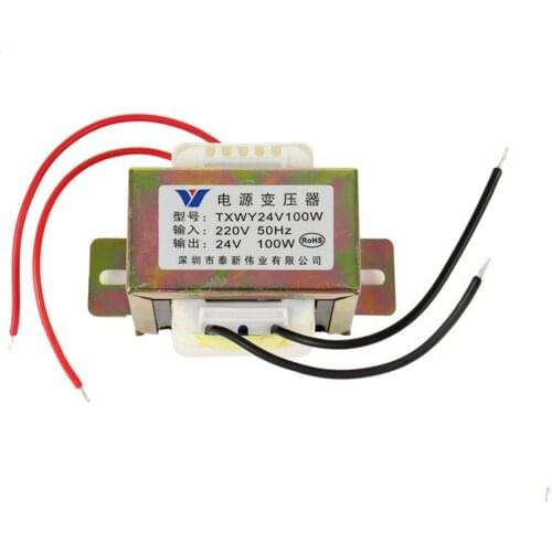 100W Pure Copper Isolation/Power Transformer Input AC 220V~50HZ Output 24V 100W Transformation