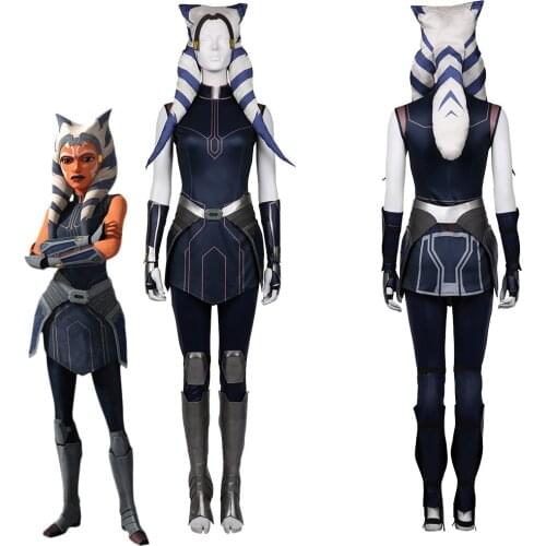 The Clone Wars Season 7-Ahsoka Tano Cosplay Costumes Dress Outfits Halloween Carnival Suit
