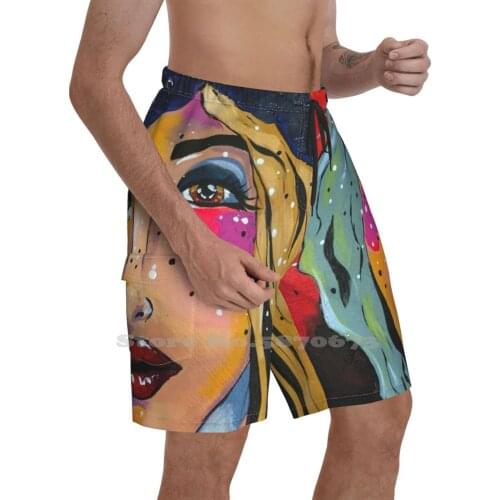 C R U M B S Summer Mens Casual Shorts Gym Training Crumbs Crow Fire Womens Poem Poetry Crystal Cross Girls Face Lips Eyes Hair