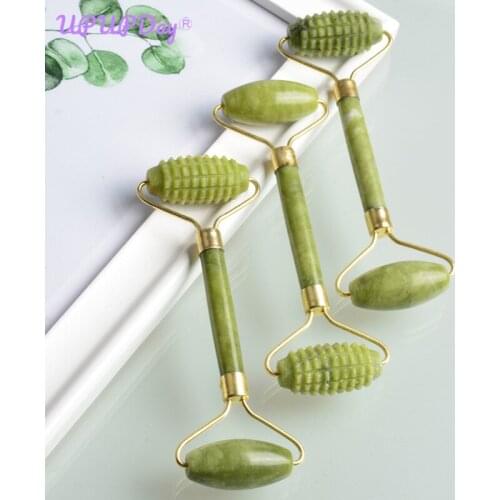 Massager For Face Jade Roller GuaSha Board Set Natural Face Gouache Scraper Body Back Beauty Skin Care Slimmer Massager Roller
