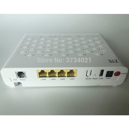 5PCS ZTE onu epon modem wifi F460 V6 1GE+ 3FE+ TEL+ USB+ Wifi English firmware, without box and power adapter