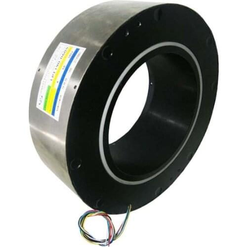 Reliable Operation Through Bore Slip Ring With 190mm Hole Low Friction And Metal Housing For Down Hole Inspection Equipment