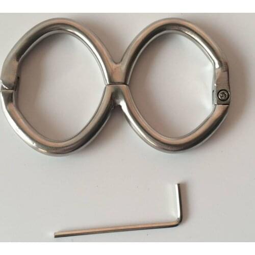 8 Shape Stainless Steel Metal Handcuffs For Sex Adult Games Bondage Restraints Hand Cuffs BDSM Torture Sex Toys For Couples