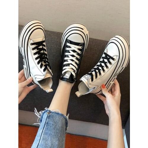 2021 spring and autumn new casual womens shoes sports shoes Korean version of all-match thick-soled fashion net red shoes