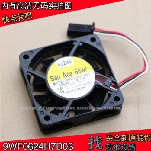 NEW SANYO DENKI SAN ACE 9WF0624H7D03 24V FOR FANUC 6CM 6015 0.12A cooling fan