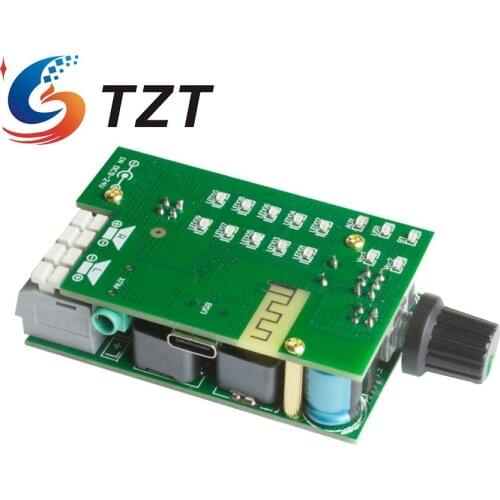 TZT Bluetooth 5.0 Amplifier Board TPA3116D2 Stereo High Power Amplifier Board HIFI 2.0 Amp Board 2x50W