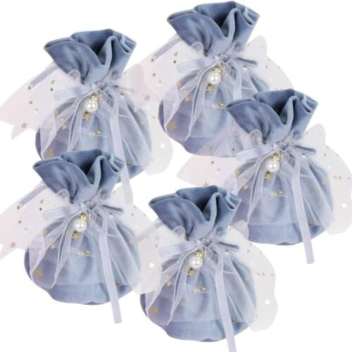 Cute Mesh Candy Bag Cookie Plastic Bags&Candy Gift Bags For Biscuits Snack Baking Package And Event Party Supplies For Wedding