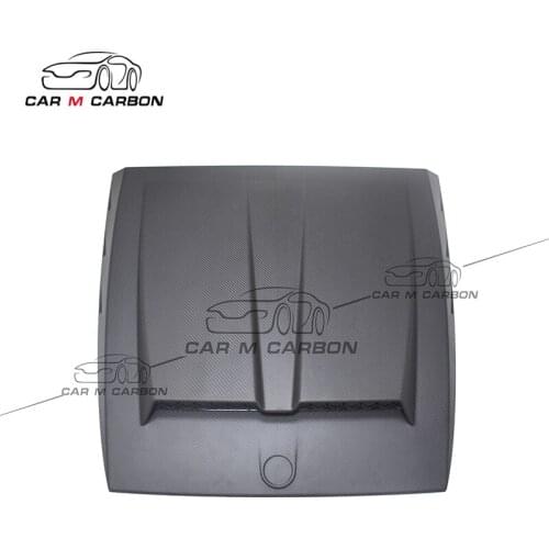 Dry carbon front hood bonnet hood scoop for G class W463A W464 KO style front hood engine cover