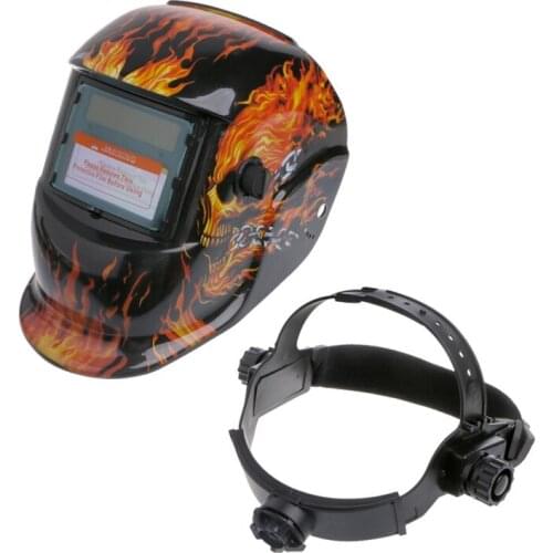 Welding Helmet Solar Powered Auto Darken Hood with Adjustable Shade Range 9-13