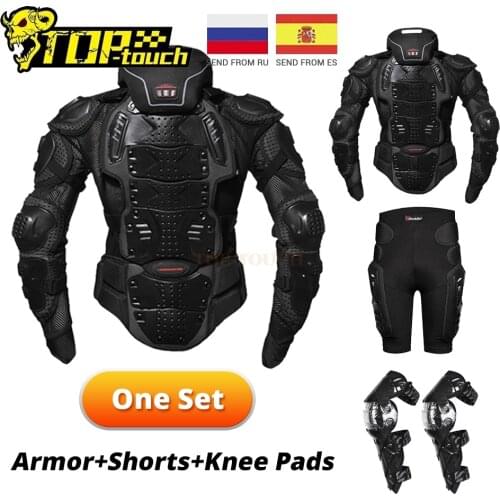 HEROBIKER Motocross Body Armor Full Body Armor Motorcycle Jacket With Protection Motocross Neck Motorbike Protection Gear Suit