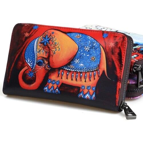 Lady Purses Genuine Leather Women Wallets Purse Good Quality Zipper Woman Wallet Cards ID Holder Long Moneybag Dollar Price Bags