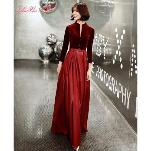 AXJFU pink flower evening dress pink short-sleeve small flower evening dress sisters flower evening dress