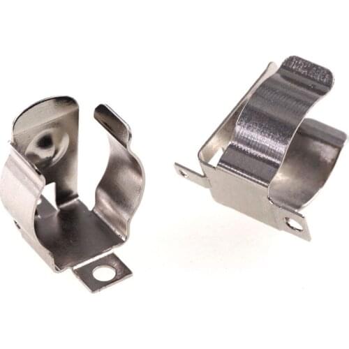20 pcs AA Battery Clip SMT Spring Steel Nickel Plated Low Contact Resistance 1/2AA CR2 CR123A