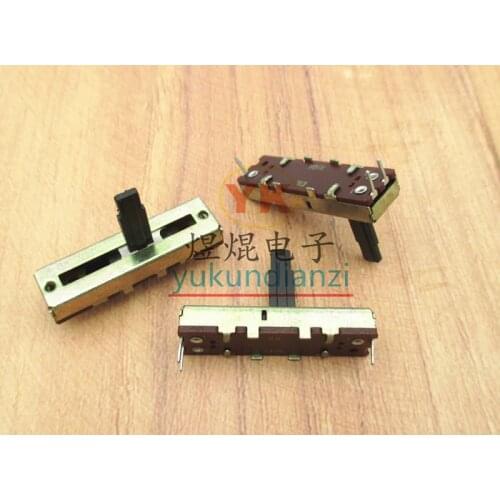 3.5cm 35mm A10K shaft length 15mm mono mixer sliding potentiometer fader vertical