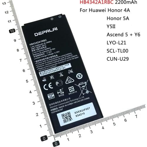 HB4342A1RBC HB4742A0RBC HB474284RBC Battery For Huawei Honor 4A 5A Y5II Ascend 5 + Y6 3C Ascend G630 G730 G740 3C Lite C8816