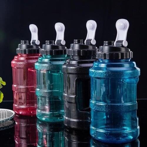 Water Jug - 2.5L Big Water Bottle Large Reusable Water Bottle Plastic Leakproof Odorless Wide Mouth Kettle Gym Fitness OutdoorWF