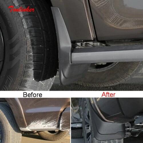 Tonlinker Interior Car 4 Wheels Mudguards Cover sticker For GWM Poer 4X4 2020 Car styling 4 PCS ABS Plastic Cover Stickers