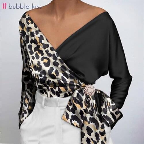 BubbleKiss Leopard Blouses