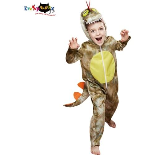 2019 Dinosaur Costume Kids Stegosaurus Cosplay Animal Jumpsuit Halloween Costume For Children Boys Carnival Party Fancy Dress