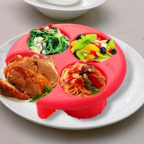 Hot Sale Meal Measure Cooking Tools with Kitchen Food Plate Lose Weight Tool Kitchen Food Eco-Friendly Plate Meal Dinnerware