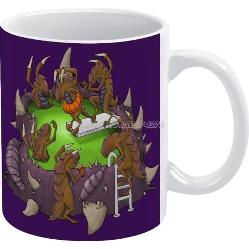 Pool Coffee Mugs 330ml Creative Travel Mug and Cup Office Drinkware Mugs Tazza Zerg Zerglings Queen Pool Six Pool 6 Pool