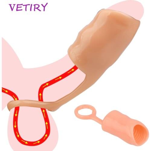 Male Foreskin Corrector Penis Rings Cock Ring Sex Toys for Men Delay Ejaculation Penis Enlargement Stretcher Anti-fall Sexshop