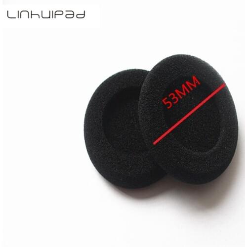 Linhuipad 50mm Headphone replacement foam sponge pads10pcs/lot Free shipping by Singpore Post