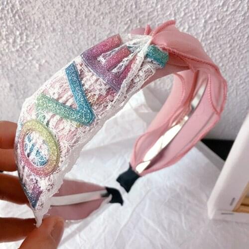 Fashion Korean style Lace Rhinestone hairband Women Girls Fashion Sexy Simple crystal Hair Hoop headwear Hair Accessories