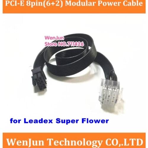 Video Card PCI-E 8pin(6+2) Modular Power Supply Adaper Cable for 9pin LEADEX Series