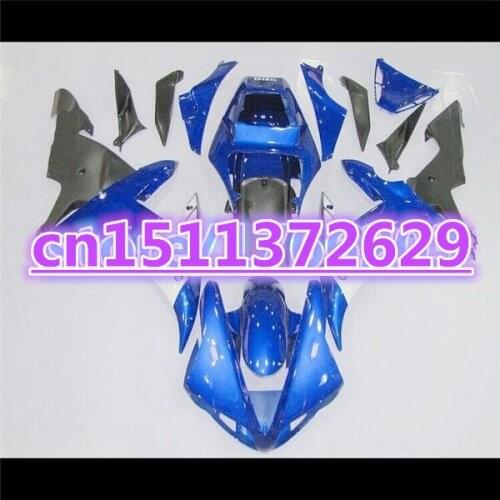 100%NEW For 02-03 YZF R1 02 03 YZF 1000 blue black YZF-R1 YZF-1000 YZFR1 YZF1000 2002 2003 Fairing Body-Dor D