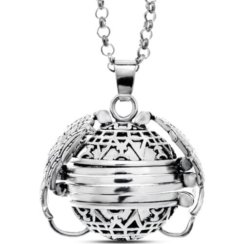 Expanding Photo Locket Necklace Pendant Choker Angel Wings Gift Jewelry Decoration Necklace Exquisite Ornaments Torque Pendant