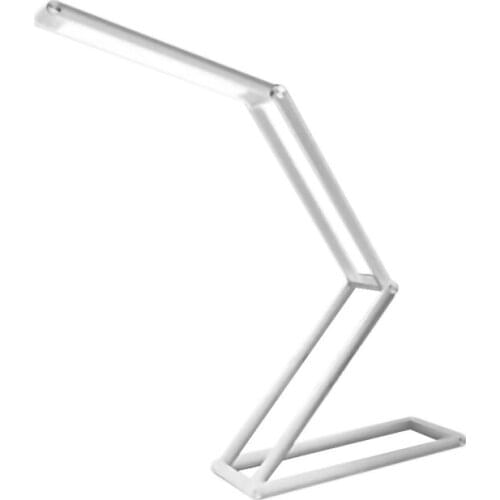 LED Desk Lamp, Small Anti Blue Light Reading Desk Light for Home Office Adjustable Brightness, Foldable & Portable