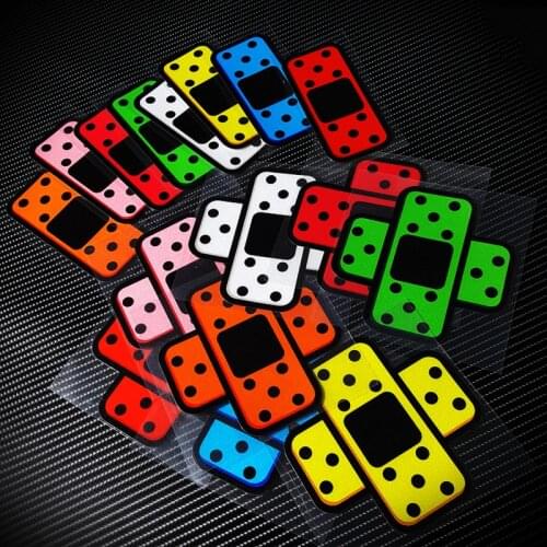 LuLuSticker #256 Band-aid Cross Shape Car Body Scratch Trunk Window Motorcycle Helmet Safety Reflective Stickers and Decals