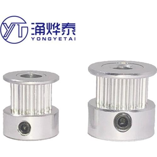 YYT 5PCS 3D printer 2GT synchronous wheel gt2 synchronous belt wheel set drive pulley stepper motor active pulley