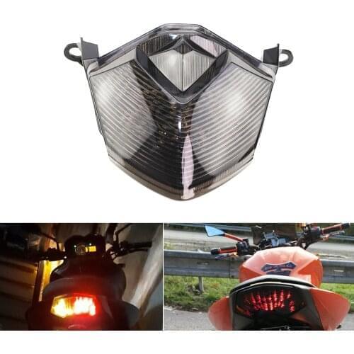 Motorcycle Rear Tail Light Brake Turn Signal Integrated LED Light For Kawasaki Z750 Z1000 2007 2008 2009 2010 2011 2012 2013