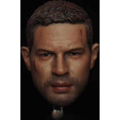 1/6 Scale Eleven Crazy Max Tom Hardy Male Man Boy Head Sculpt Headplay for 12" Action Figure Body
