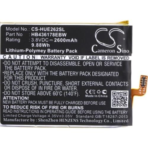 Cameron Sino 2600mAh battery for HUAWEI 2629 Ascend Mate 7S CRR-CL00 CRR-CL20 CRR-L09 CRR-UL00 CRR-UL20 E2629 Mate S