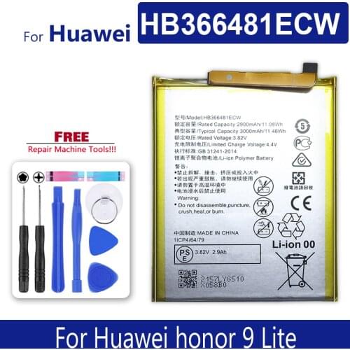 HB366481ECW Phone Battery For Huawei Honor 9 Lite / Honor9 Lite Honor9Lite Bateria