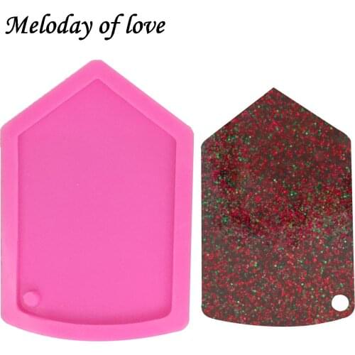 Shiny Pencil shape Key chain mold pen silicone mold for Keychain accessories Pendant Clay DIY epoxy Resin molds DY0063