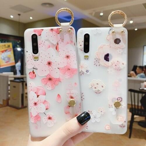 Case For Huawei Honor Y8s Y5p Y6p Y9 9A 9X X10 Y7p Prime 2019 Max P40 lite E Smart Z Enjoy 20 9 10 Plus Relief Floral Phone Case