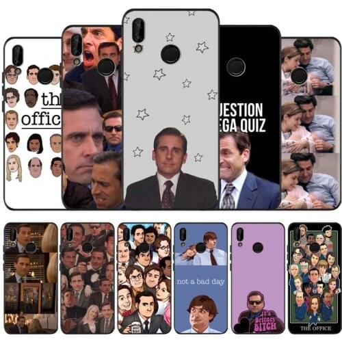 Office tv show What She Said black Phone Case for huawei P40 P30 P20 P10 Pro lite P9 Lite nova 4E 6SE Psmart 2019 Y6 9 Prime